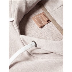 Худи из эластичного футера трехнитки с эффектом меланж