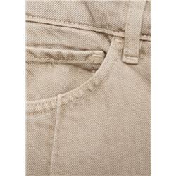 Jeans rectos rinse wash costuras