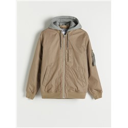 Bomberjacke mit Stehkragen