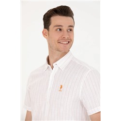 Erkek Kiremit Kısa Kollu Gömlek
