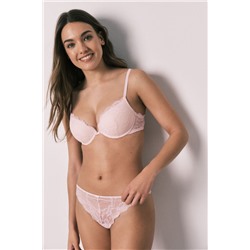 Sujetador push up encaje rosa GORGEOUS