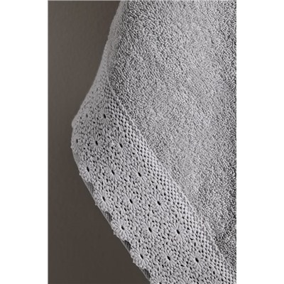 Analisa %100 Pamuk Yüz Havlusu - Gri - 50x70 cm