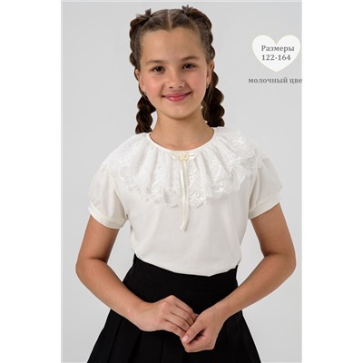 Флора блузка детская кор. рукав