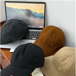 Зимняя повседневная шерстяная кепка с вышивкой АЙСИК*Л