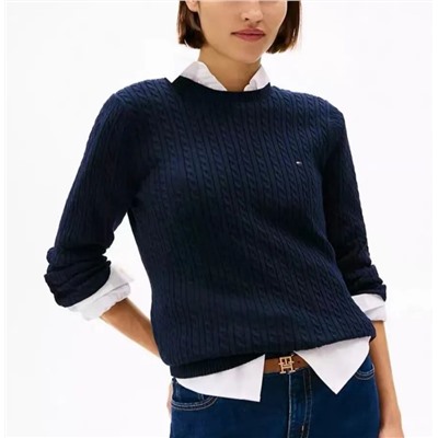 Женский повседневный трикотажный свитер ТОММИ ХИЛФИГЕ*Р