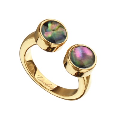 Кольцо Амфитрита (гелиотис 6мм; покрытие золото), Есть комплект