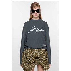 Свободный лонгслив с вышивкой  Acn*e Studio*s  Экспорт