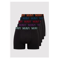 Mavi 5li Siyah Basic Boxer 0910619-900