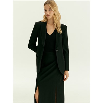 Юбка миди с разрезами, S1121/monk