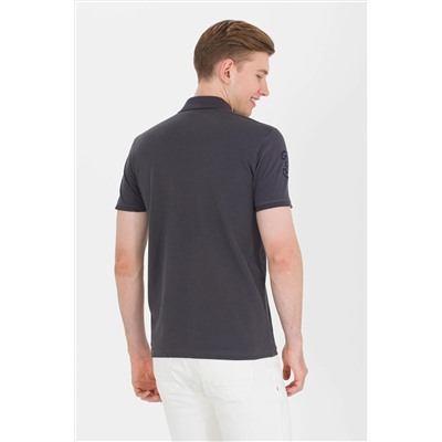 Erkek Antrasit Basic Polo Yaka Tişört