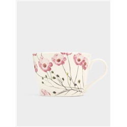 Кружка, 480 мл, фарфор N, белая, Лютик, Magic flowers