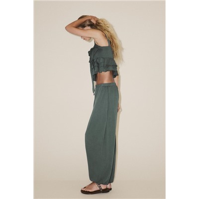 PLUSH BALLOON TROUSERS