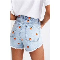 Short vaquero frutas