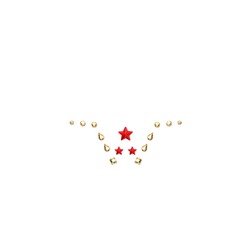 wonder woman starry sky face&body stickers