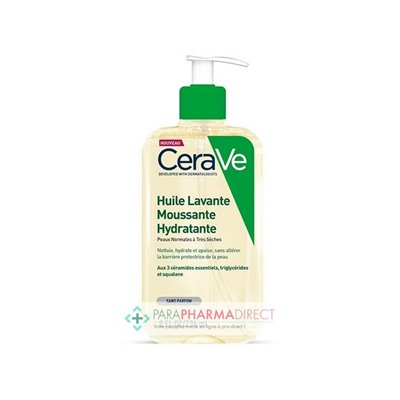 Cerave Huile Lavante Moussante Hydratante - Peaux Normales à Très Sèches 236ml