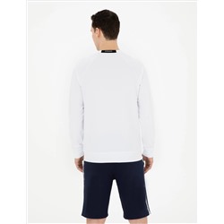 Beyaz Regular Fit Sweatshirt