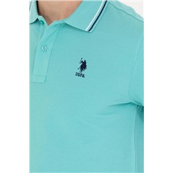 Erkek Mint Basic Polo Yaka Tişört