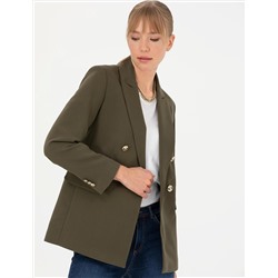 Kahverengi Slim Fit Ceket