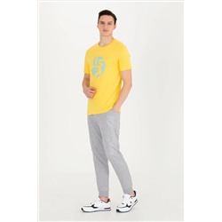 Erkek Gri Melanj Eşofman Altı