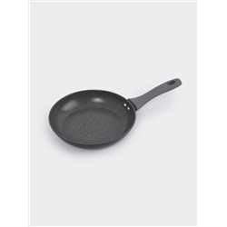 Сковорода, 24 см, с покрытием, алюминий, серо-черная, Robust