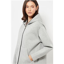Sudadera con capucha - Gris jaspeado