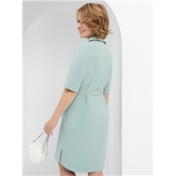 Платье-рубашка, Подчеркнуть женственность (с поясом)