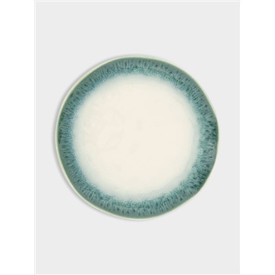 Тарелка закусочная, 21 см, голубая, Nuances