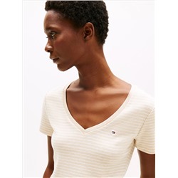 Stripe V-Neck Favorite T-Shirt