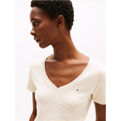 Stripe V-Neck Favorite T-Shirt