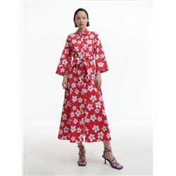 Gemustertes Maxikleid