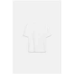 T-SHIRT WITH FRONT BOW