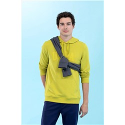 Fıstık Kapüşonlu Basic Sweatshirt (Unisex)