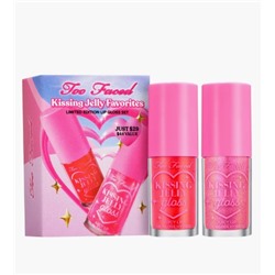 Kissing Jelly Favorites Lip Oil Gloss Set $44 Value Too Faced