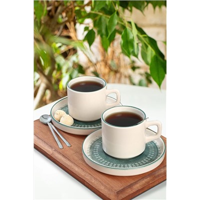 Keramika Maya Çay Takımı 12 Parça 6 Kişilik 20789-98 CTKCAYSTACKABLE20789980012