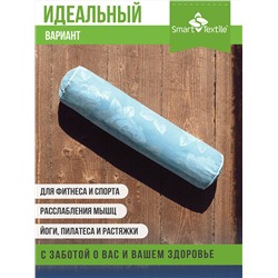 Подушка Валик с лузгой гречихи. Размер 40х10 см Чехол: смесовой тик.