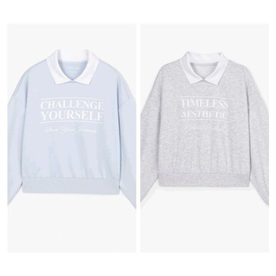 Свитшот детский, свободный крой, школьная коллекция, экспорт в Россию   Gloria Jeans  Цена в России ~1500₽ со скидкой