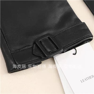 Женские кожаные перчатки с утеплением  Mang*o