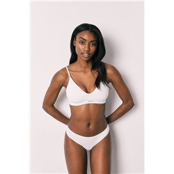 AIRY Sujetador top triangular seamless blanco