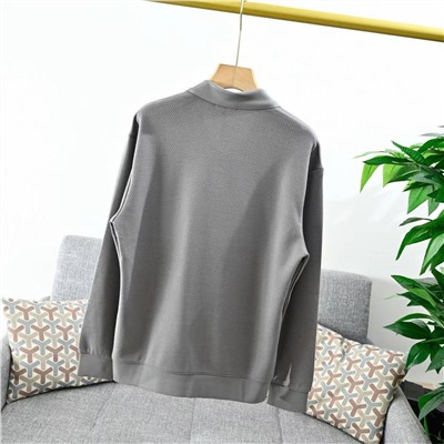 Мужское поло с длинным рукавом с флисом внутри   Zegn*a