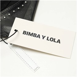 BIMB*A Y LOL*A женские кожаные перчатки, в новых цветах, чёрный и армейский зеленый, экспорт. Цена на оф сайте 85