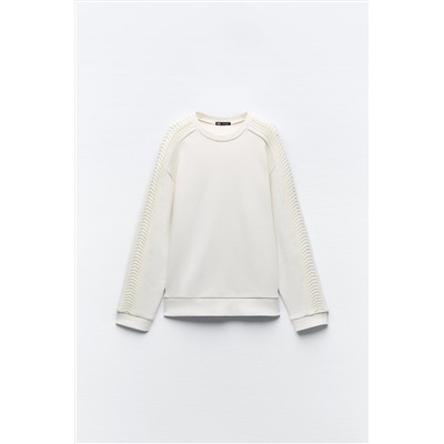 SUDADERA COMBINADA TRICOT