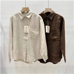 Женская льняная рубашка  The Ro*w