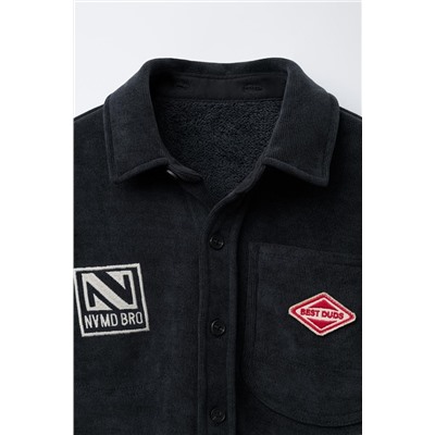 COMFORT CORDUROY FLEECE OVERSHIRT