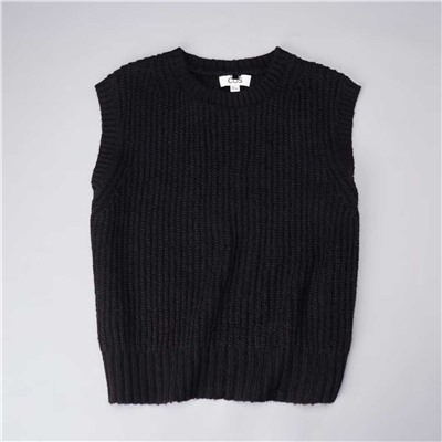 Вязаный жилет из плотной ткани КО*С