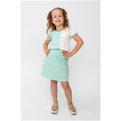 Костюм с юбкой Элис Мятный/молочный НАТАЛИ #876332