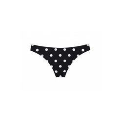 Braga bikini clásica estampado lunares negro