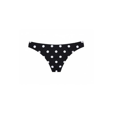 Braga bikini clásica estampado lunares negro