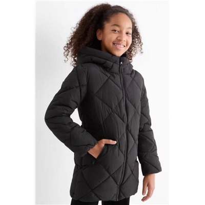 Теплая детская куртка средней длины, экспорт