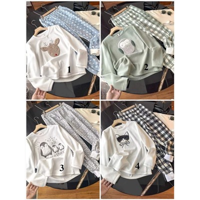 Мягкая нежная флисовая пижама 💖