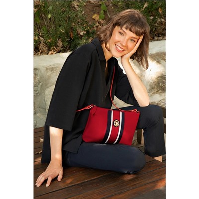 Kadın Kırmızı Çapraz Çanta